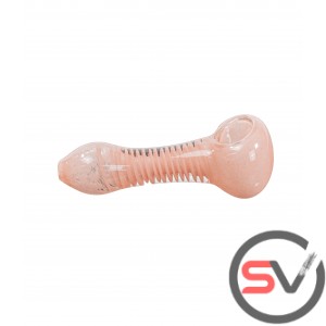 CLEAR BODY TWIST DESIGN HAND PIPE 5inch 5CT/PK